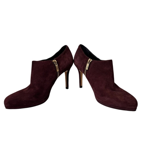 L.K. Bennett Doris Suede Pumps Size 36 US 5 1/2
Burgundy Zipper Heel Ankle Boots - Picture 2 of 7